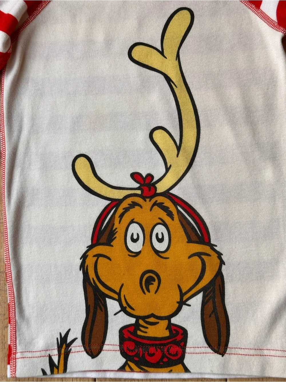 Hanna Andersson Dr. Seuss Grinch Max the Dog Pajamas size 6-7